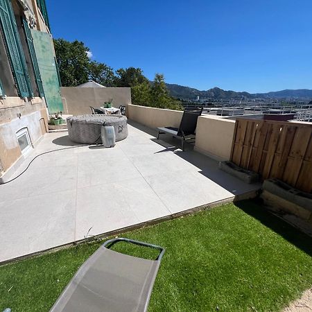Maisons Detente Jardin, Terrasse Vue Mer Et Spa Marseille Luaran gambar