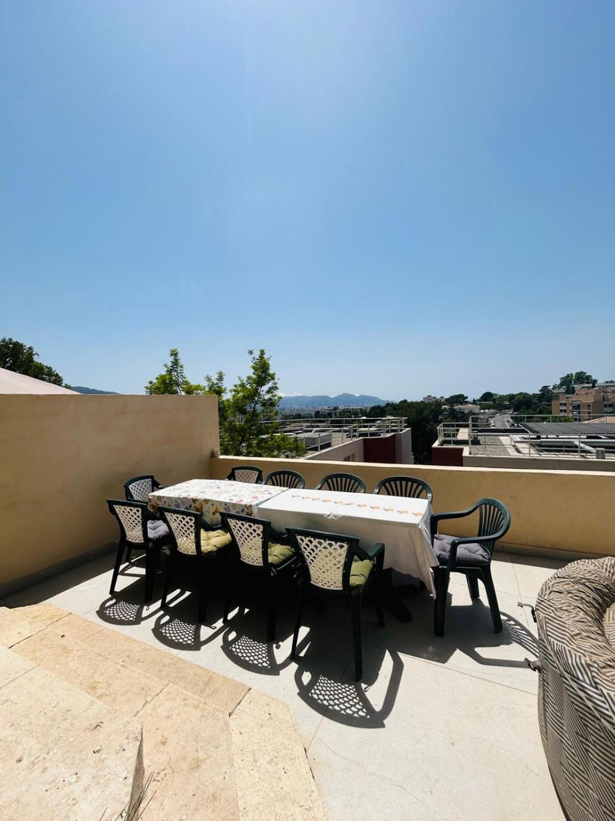 Maisons Detente Jardin, Terrasse Vue Mer Et Spa Marseille Luaran gambar